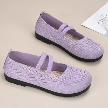 Zapatos de malla con tiras finas