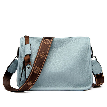 Bolso bandolera de piel genuina