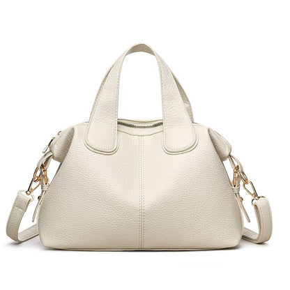 Nuevo bolso Boston de cuero de textura suave