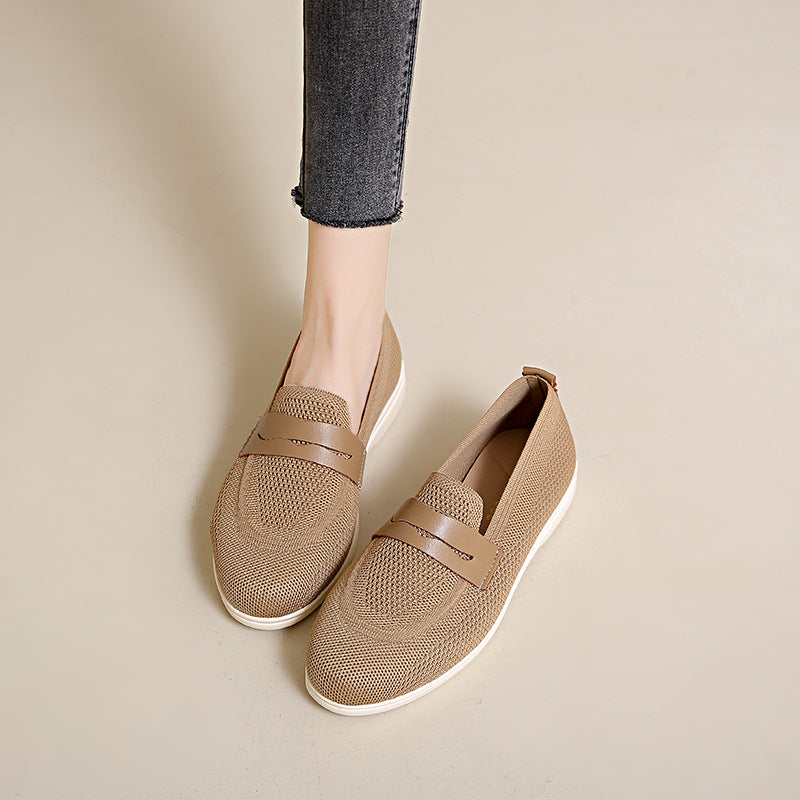 Zapatos elegantes de malla para mujer