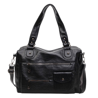 Bolso Vintage para Mujer con Múltiples Bolsillos