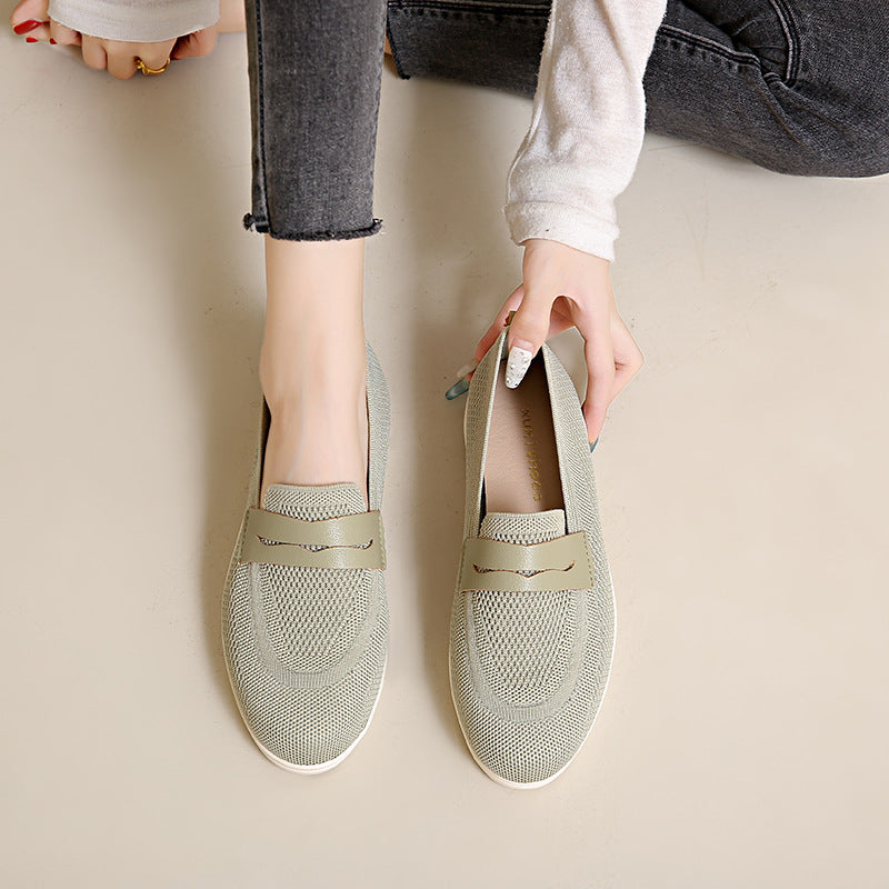 Zapatos elegantes de malla para mujer
