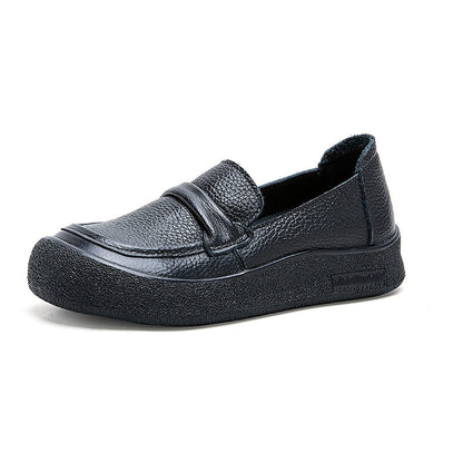 Zapatos de cuero punta redonda muy suaves