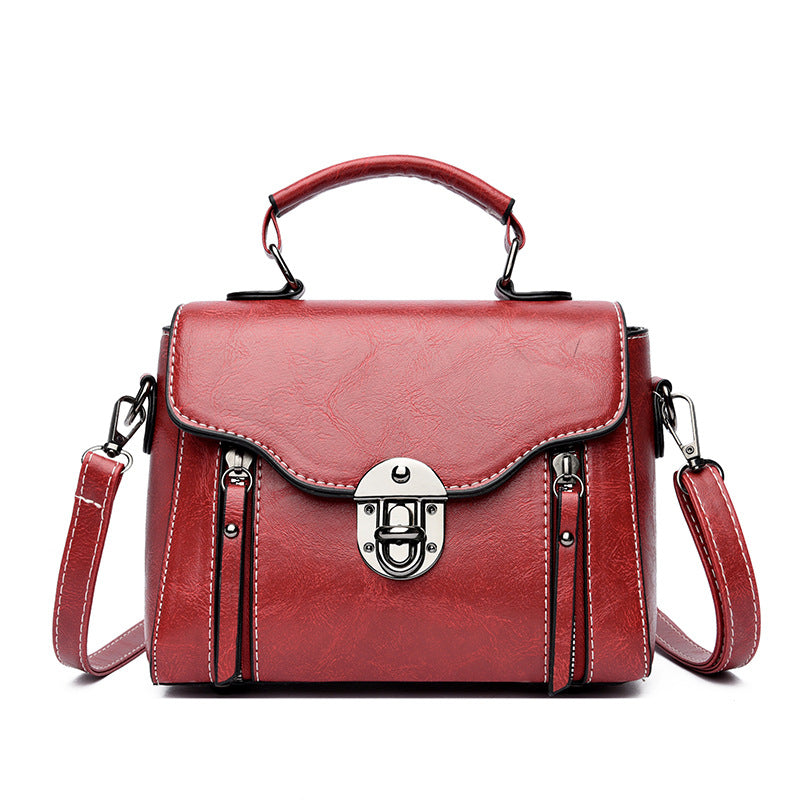 Nuevo y elegante bolso cuadrado pequeño de estilo retro