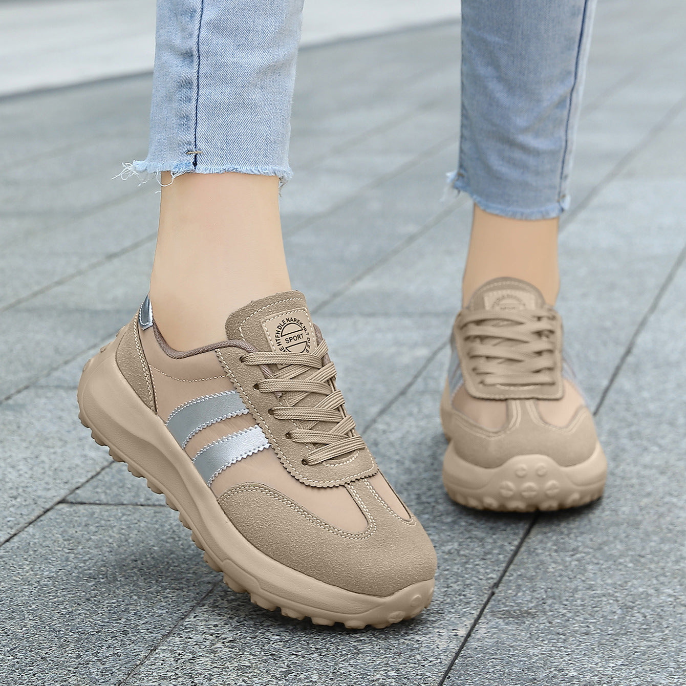 Zapatillas deportivas casuales para mujer, transpirables y cómodas