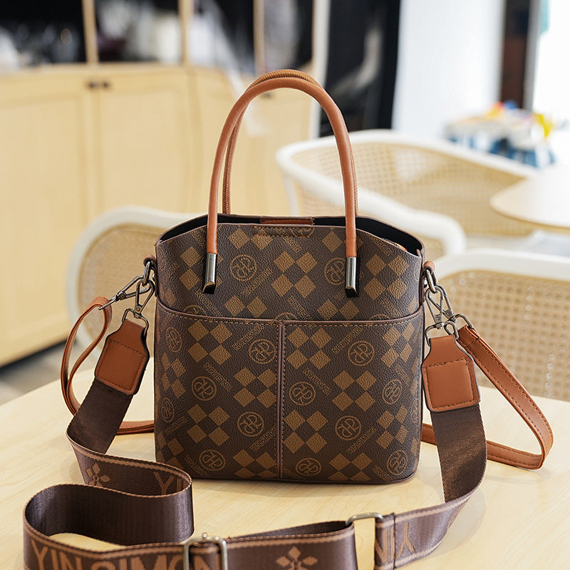 Nuevo y elegante bolso de hombro y bandolera con diseño de cuadros