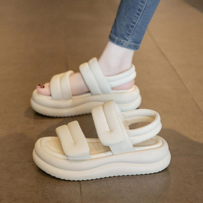 Sandalias de pan de suela gruesa