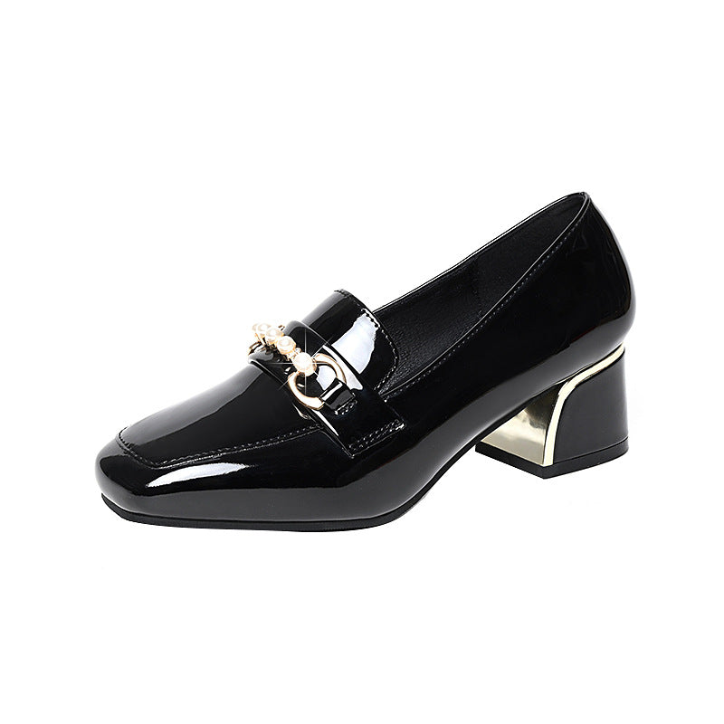 Zapatos de charol antideslizantes