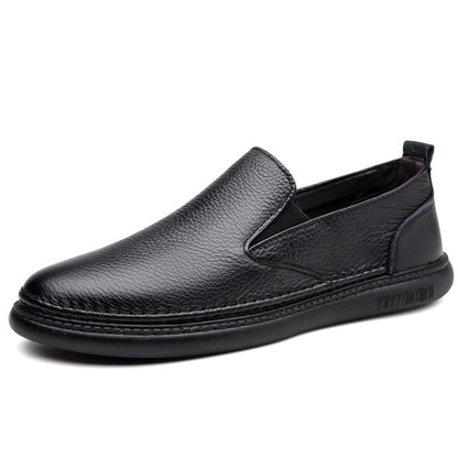 Zapatos de piel de vacuno de grano superior para hombre
