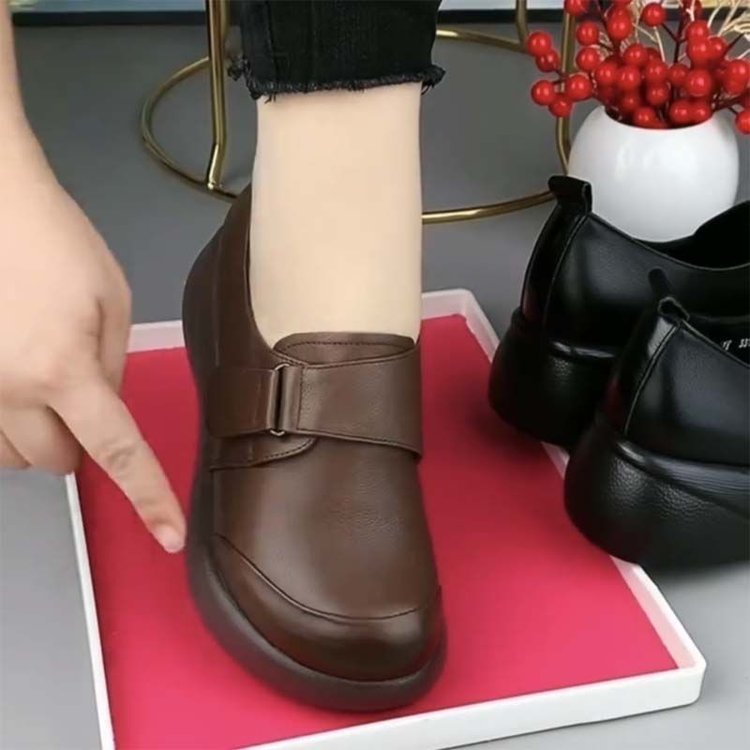Zapatos de plataforma (piel auténtica)