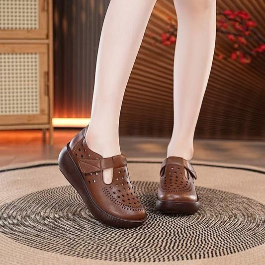 Sandalias de cuña con plataforma
