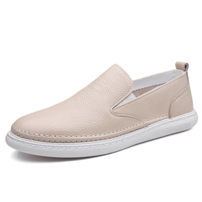 Zapatos de piel de vacuno de grano superior para hombre