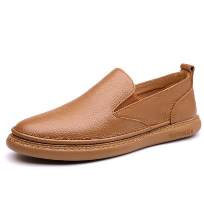 Zapatos de piel de vacuno de grano superior para hombre