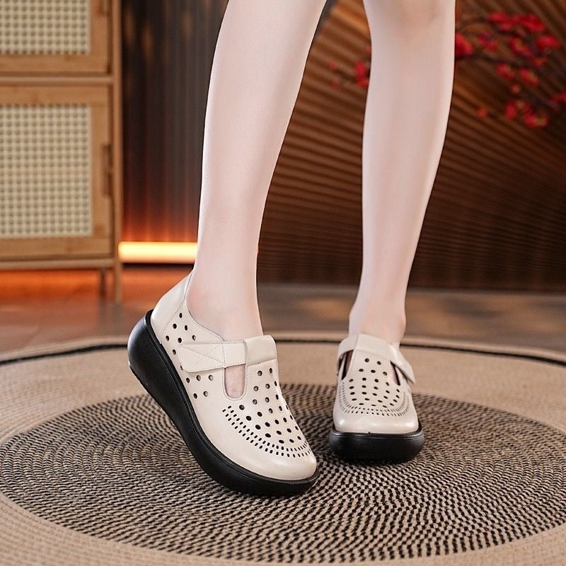 Sandalias de cuña con plataforma