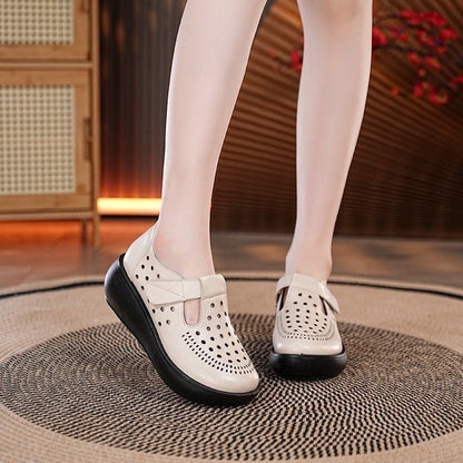 Sandalias de cuña con plataforma