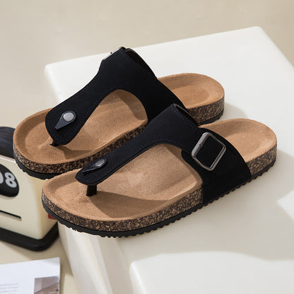 Sandalias antideslizantes de verano 2026 unisex, chanclas de playa resistentes y transpirables, flip-flops