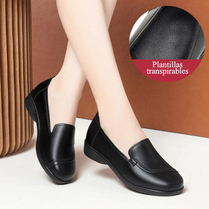 Mocasines de piel