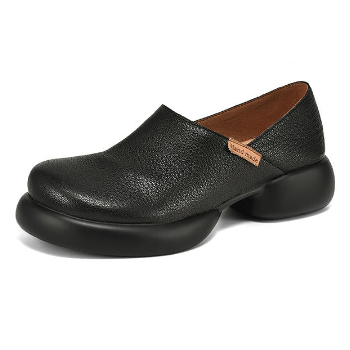 Zapatos tipo loafer con suela gruesa