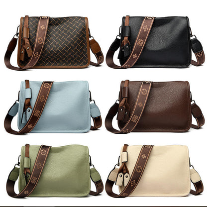 Bolso bandolera de piel genuina