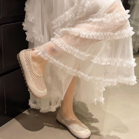 Zapatos planos para mujer nuevos 2026, suela blanda de malla transpirable