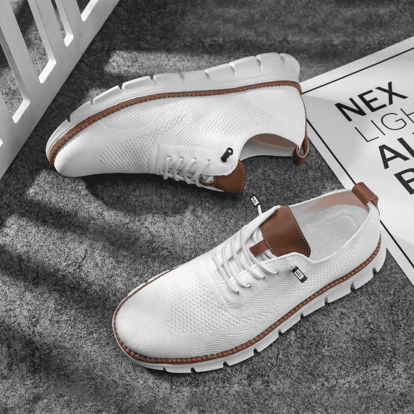 Zapatos oxford de malla para hombre, calzado casual de negocios para caminar, zapatillas cómodas