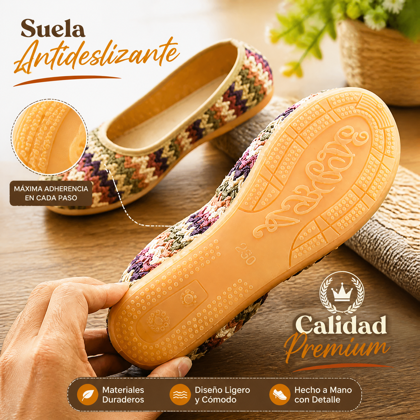 Zapatos de playa planos de suela blanda, calzado de tela tejida