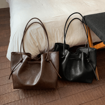 【Compra 1 y lleva 2】Bolso de hombro de gran capacidad, cuero de primera calidad