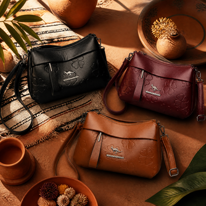Bolso de hombro casual para mujer, de gran capacidad, con estampado moderno; bolso bandolera cruzado para mamá