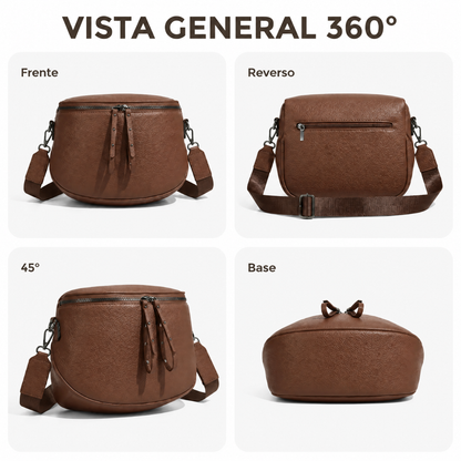 Bolso de hombro de cuero impermeable de gran capacidad para mujer 2026, bolso bandolera portátil y de moda