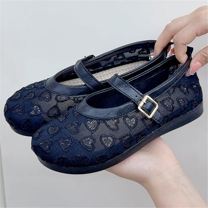 Zapatos planos de malla ligeros y cómodos, nuevos, estilo slip-on