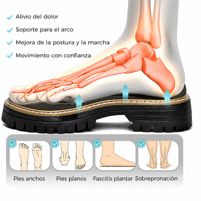 Zapatos de plataforma para mujer, informales y cómodos.