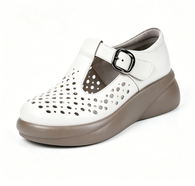 Zapatos de suela blanda transpirables y ahuecados