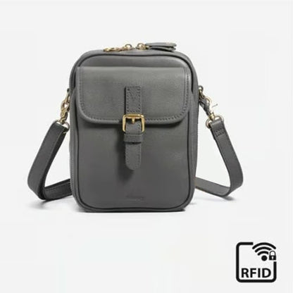 Bolso bandolera de piel