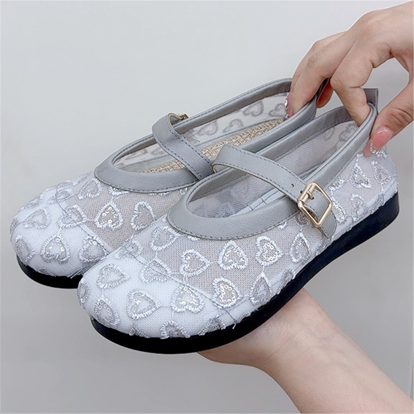 Zapatos planos de malla ligeros y cómodos, nuevos, estilo slip-on