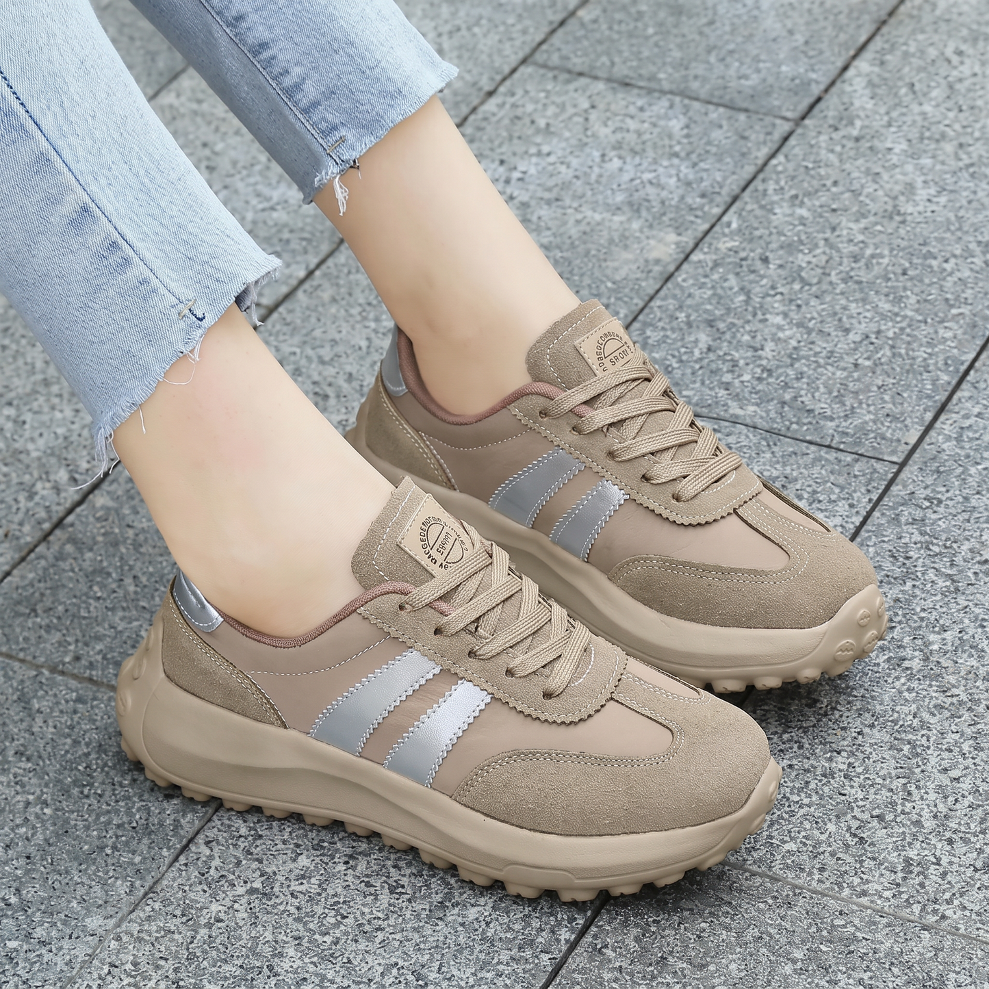 Zapatillas deportivas casuales para mujer, transpirables y cómodas
