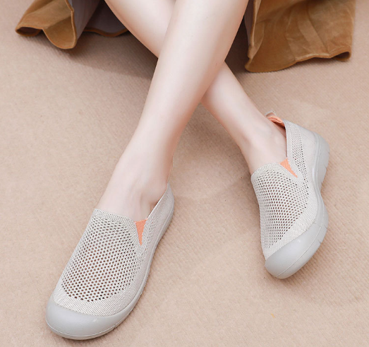 Mocasines casuales de malla