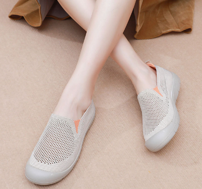 Mocasines casuales de malla