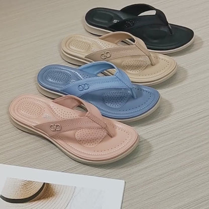 Chanclas mujer color liso