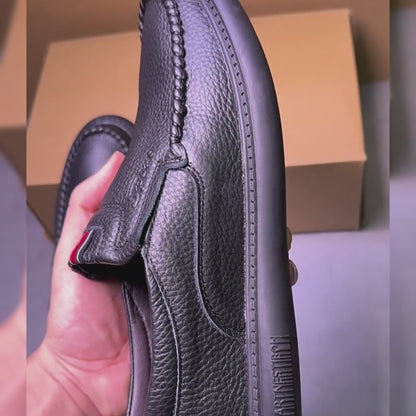 Zapatos de piel de vacuno transpirables para hombre