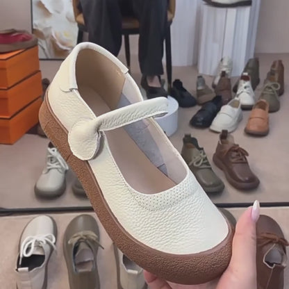 2026 Nuevos zapatos piel vacuno primera capa.