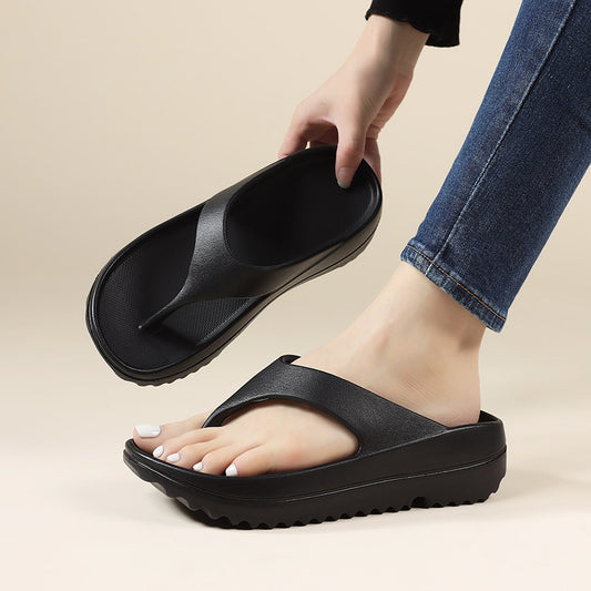 Chancletas de mujer 2026: sandalias ortopédicas con soporte de arco y suela antideslizante.