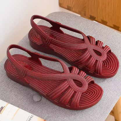 Sandalias de verano para mujer, suela blanda y antideslizante