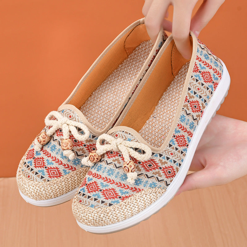 Zapatos de suela blanda transpirables y cómodos, slip-on