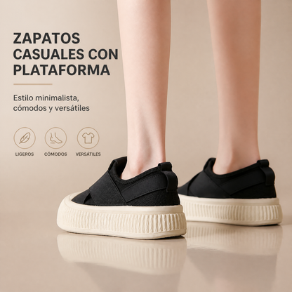 Zapatos planos nuevos de verano 2026, zapatillas deportivas antideslizantes de suela blanda, estilo slip-on