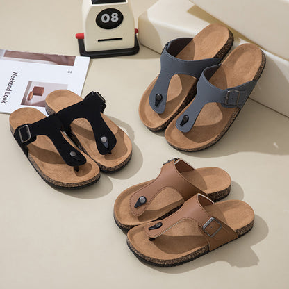 Sandalias antideslizantes de verano 2026 unisex, chanclas de playa resistentes y transpirables, flip-flops