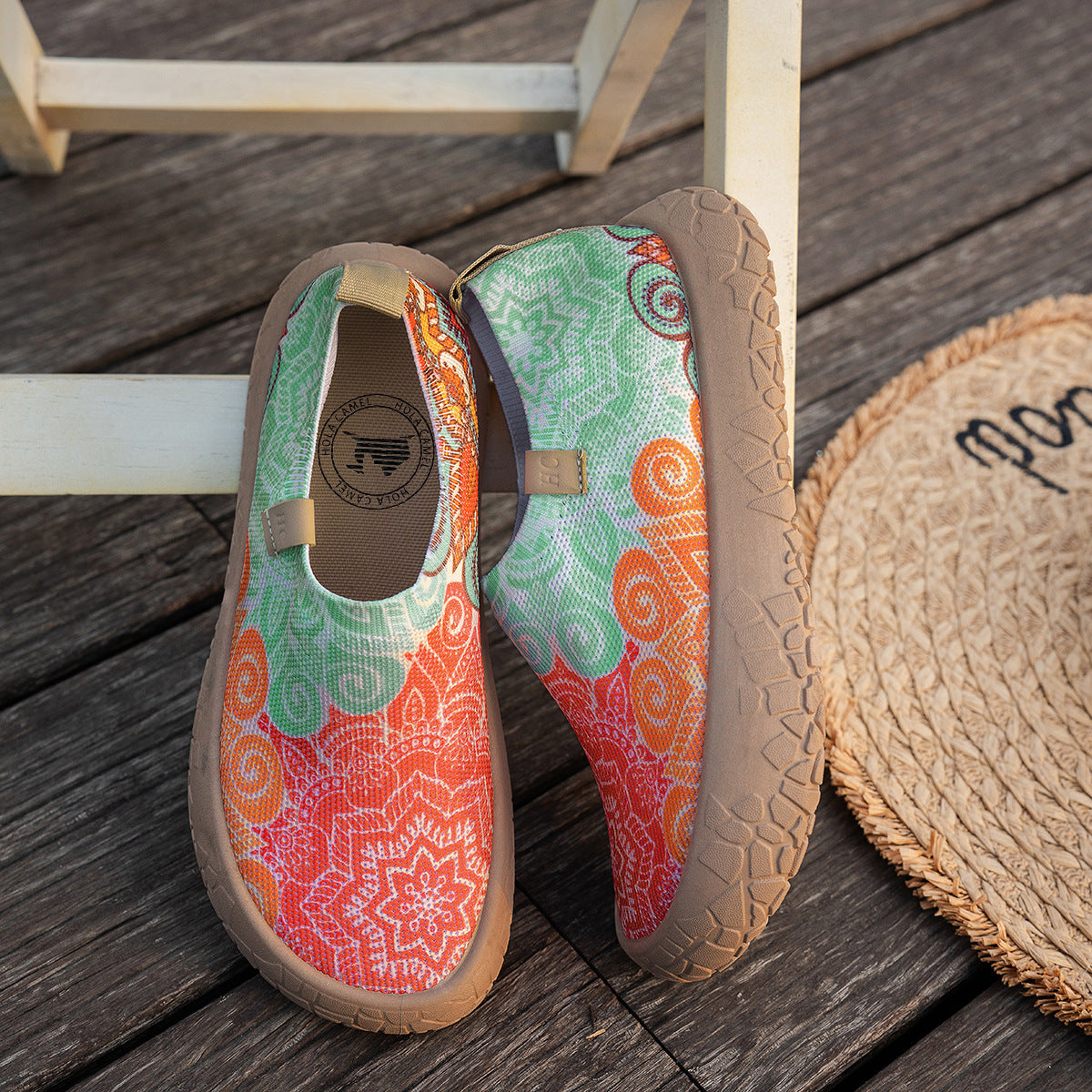 Zapatos casuales cómodos y transpirables, suela blanda antideslizante, slip-on