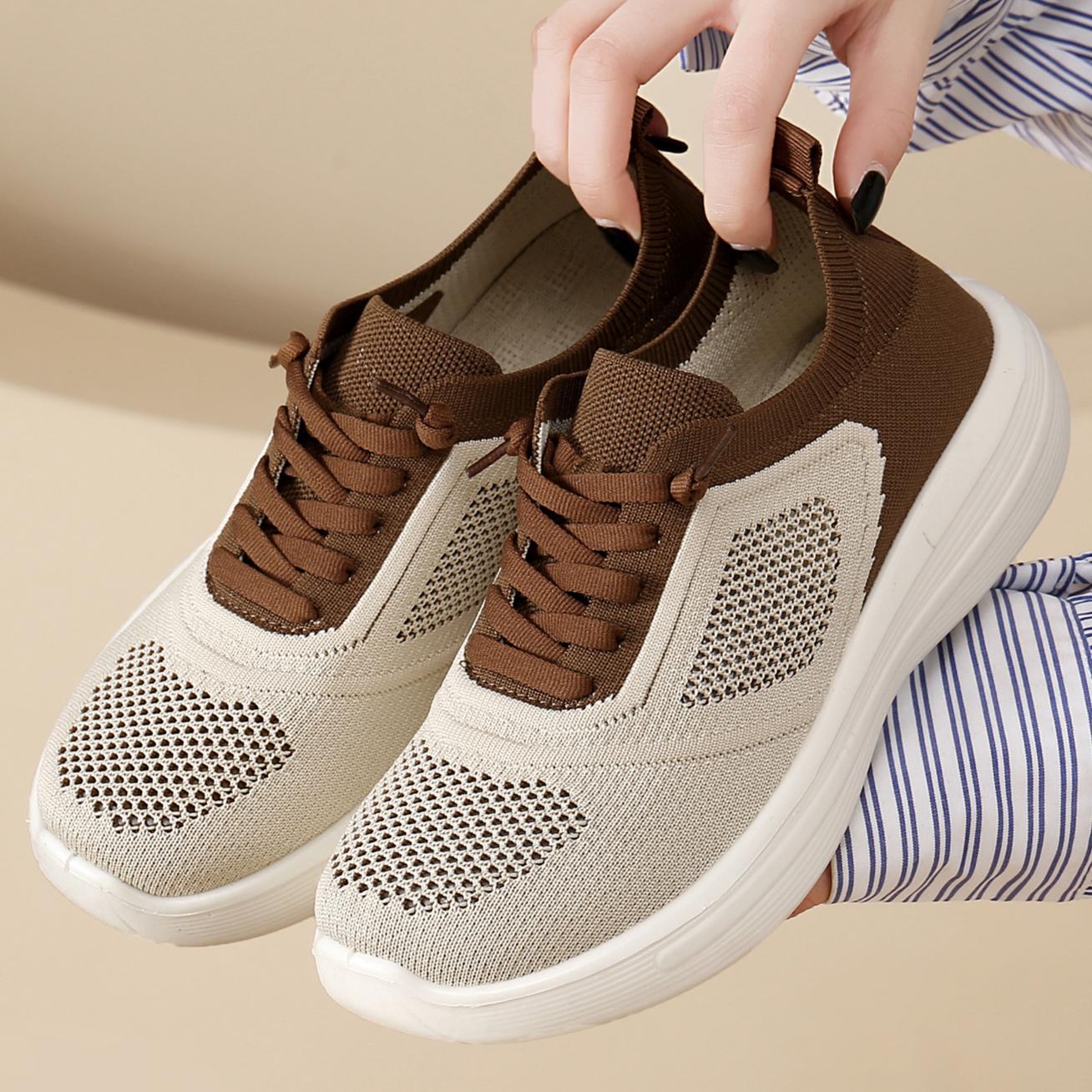 Zapatos casuales para mujer, suela blanda ligera y transpirable