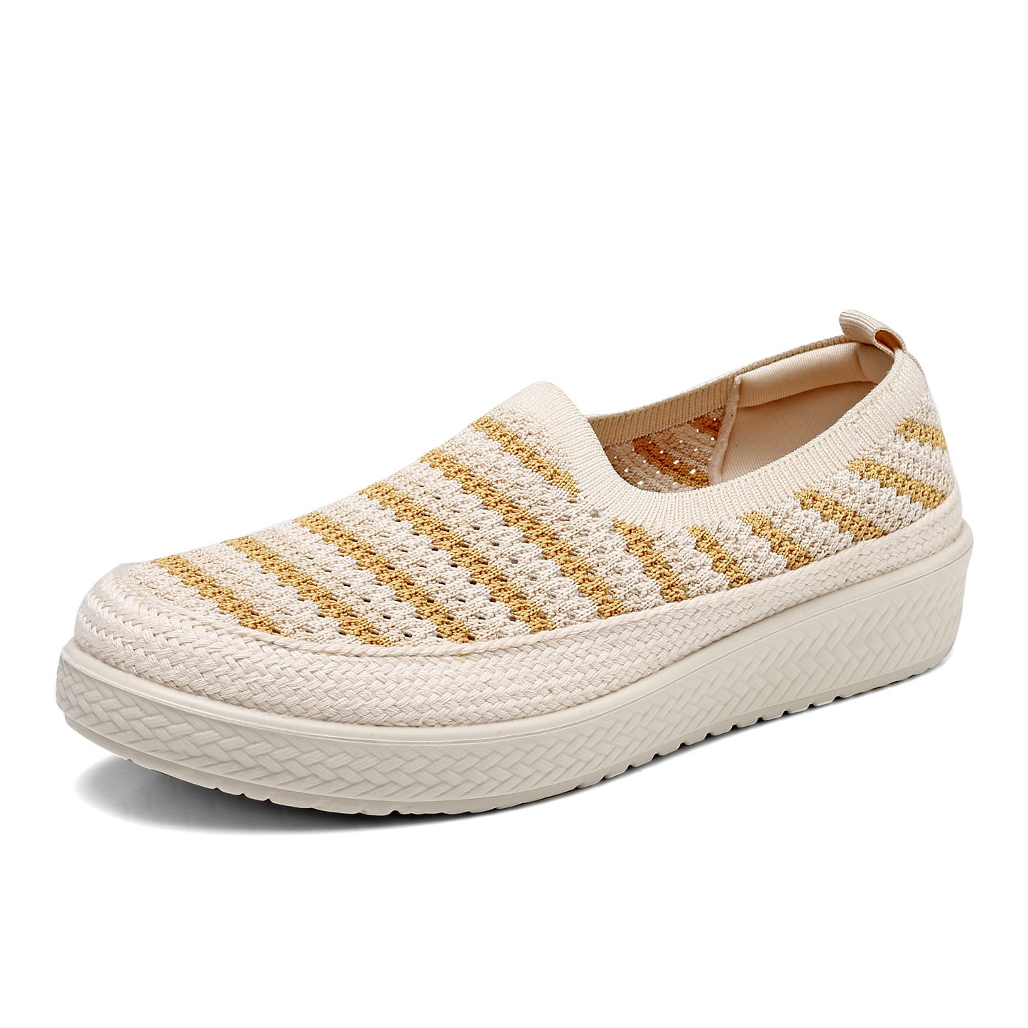 Zapatos casuales cómodos para mujer, suela blanda antideslizante y versátiles
