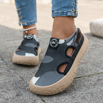 Zapatos casuales ligeros de suela blanda, sandalias resistentes y antideslizantes, slip-on