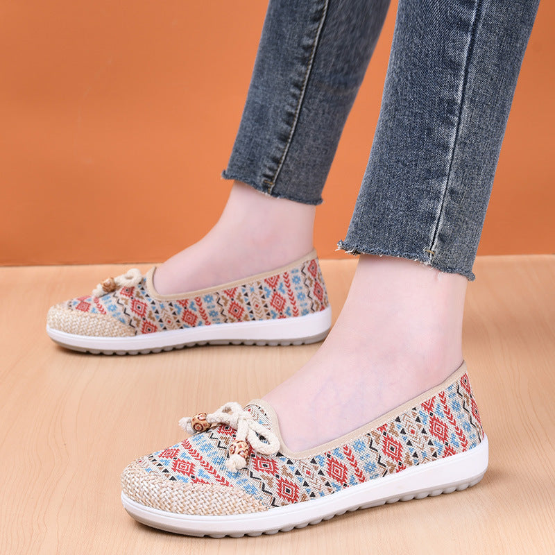 Zapatos de suela blanda transpirables y cómodos, slip-on